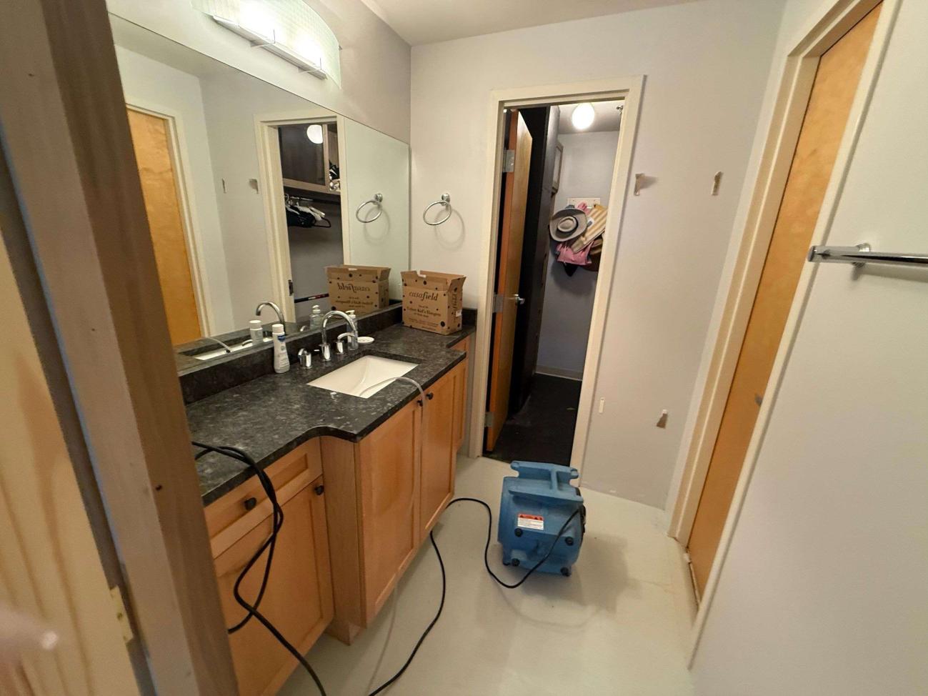 Water Damage restoration project