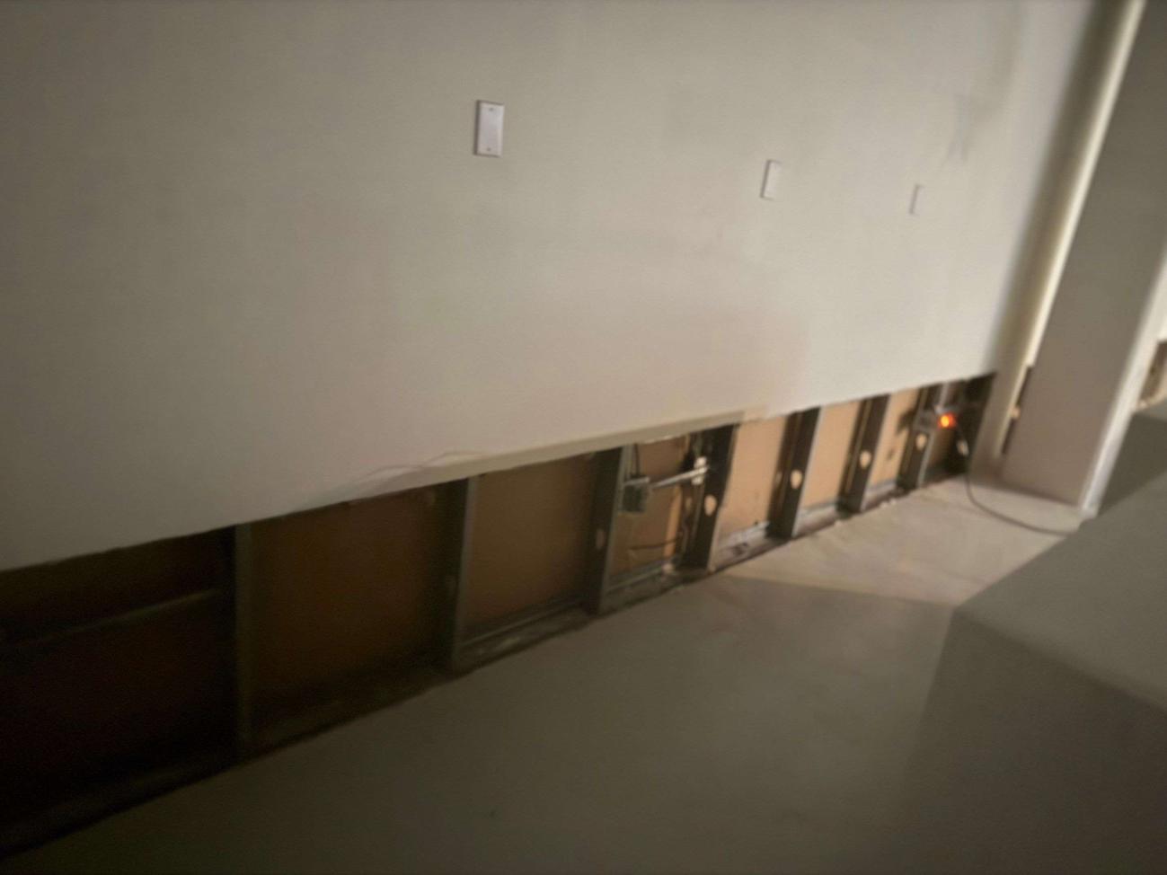 Water Damage restoration project