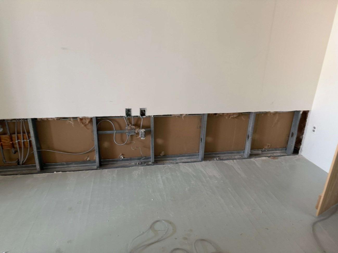 Water Damage restoration project